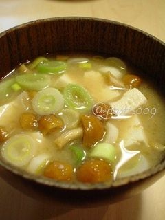 【おみそ汁】豆腐となめこのお味噌汁-レシピのメイン写真