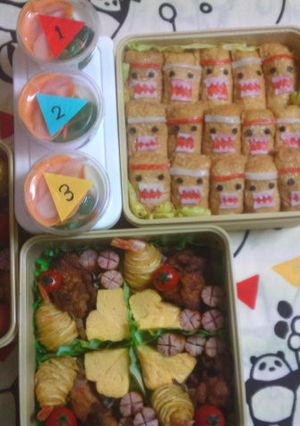 ★２０１３年運動会頑張れ弁当★-レシピのメイン写真