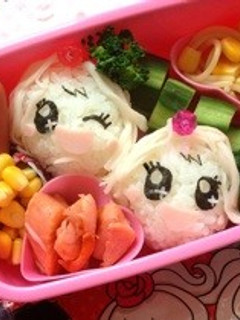 たまごっちキャラ弁 みらいっちくるるっち-レシピのメイン写真