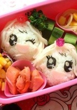 たまごっちキャラ弁 みらいっちくるるっち-レシピのメイン写真
