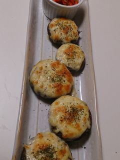 しいたけの柚子胡椒マヨチーズ焼き-レシピのメイン写真