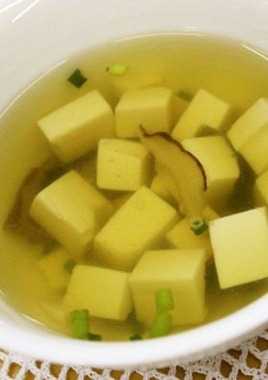豆腐と椎茸の鶏がらあっさりスープ-レシピのメイン写真