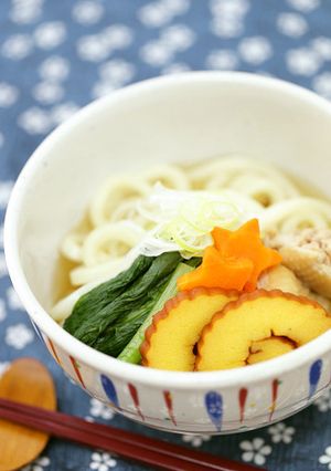 彩りキレイ✴かやくうどん-レシピのメイン写真