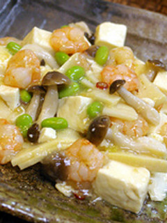 ★ピリっと♪海老と豆腐の旨煮★-レシピのメイン写真
