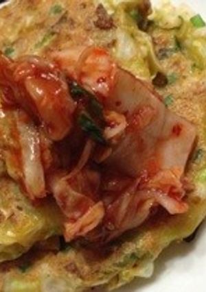 ふんわりキムチお好み焼き-レシピのメイン写真