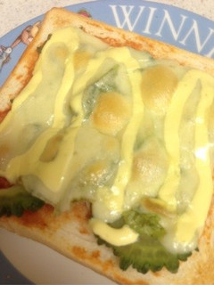 ☆朝食☆ゴーヤのチーズトースト-レシピのメイン写真