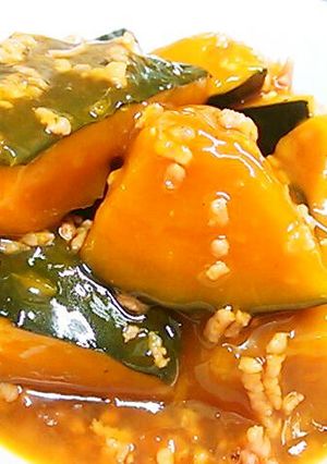 かぼちゃのそぼろ煮-レシピのメイン写真