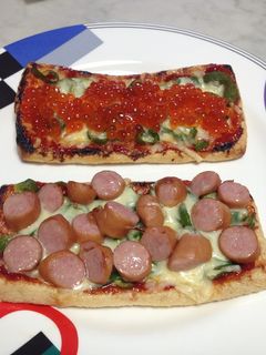 油揚げピザ2種類-レシピのメイン写真