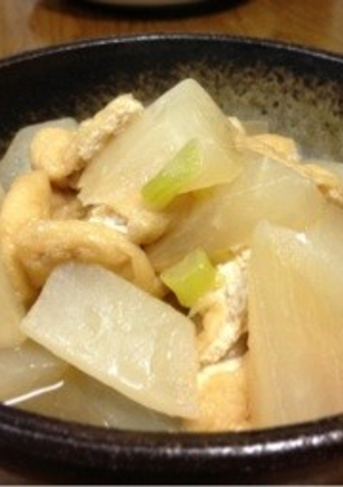やさし〜い♪油揚げと大根の含め煮-レシピのメイン写真