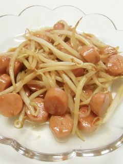焼き肉のタレ✿ウインナー☆モヤシ-レシピのメイン写真