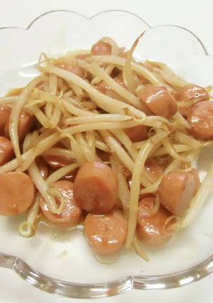 焼き肉のタレ✿ウインナー☆モヤシ-レシピのメイン写真