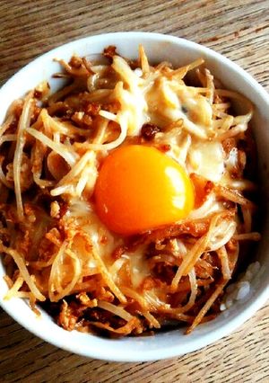 簡単ランチ!もやしの甘辛丼-レシピのメイン写真