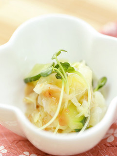 和テイスト✳貝柱入り野菜の梅肉和え-レシピのメイン写真