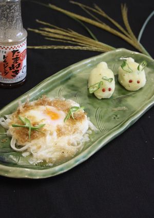 長イモのお月見サラダ-レシピのメイン写真