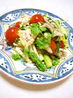 ✴鶏ささみと香菜のオリエンタル風サラダ✴-レシピのメイン写真