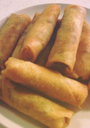 野菜炒めリメイク春巻き-レシピのメイン写真