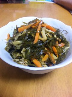 きりこぶと人参と油揚げの炒め煮-レシピのメイン写真