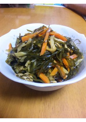 きりこぶと人参と油揚げの炒め煮-レシピのメイン写真