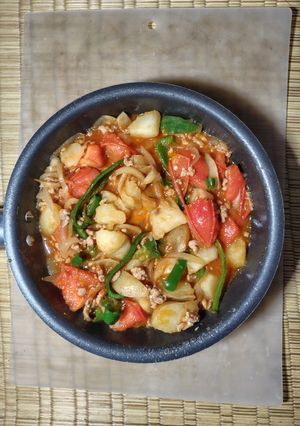 じゃがいもとひき肉の甘トマト煮-レシピのメイン写真
