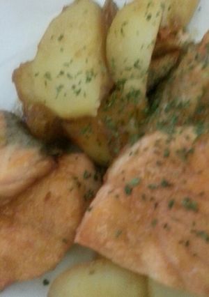 サーモンとじゃがいものバター醤油風味-レシピのメイン写真