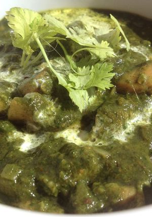 チキンサグカレー（ほうれん草カレー）-レシピのメイン写真