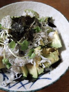 栄養満点!超簡単!アボカドしらす丼-レシピのメイン写真