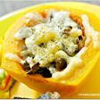 バターナッツのバター醤油茸詰めチーズ焼き