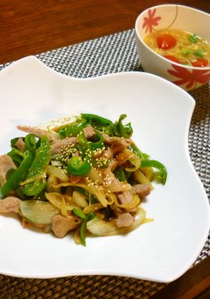 簡単！Wスパイシー！塩麹豚の炒めもの★-レシピのメイン写真