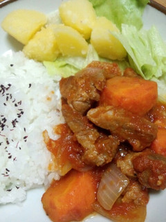 圧力で☆豚肩ロースのトマト煮込み-レシピのメイン写真