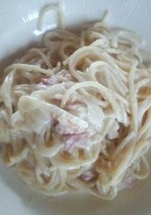簡単：クリームパスタ-レシピのメイン写真