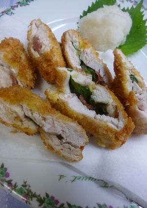 ささみの梅シソ味のフライ-レシピのメイン写真