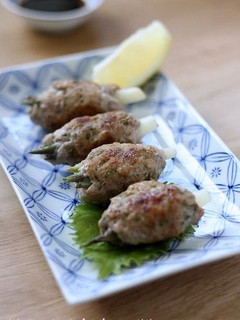 丸ごとミョウガのシソバーグ巻き-レシピのメイン写真