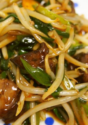 ☆焼き鳥でお手軽レバニラ☆-レシピのメイン写真