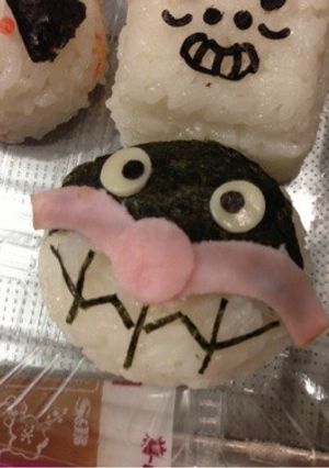 アンパンマン おにぎり ばいきんまん-レシピのメイン写真
