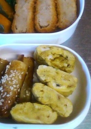 ふりかけ入り卵焼き　お弁当に簡単-レシピのメイン写真