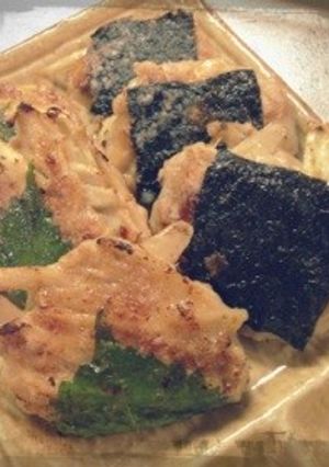 ＊牛蒡と豚挽肉の磯辺焼き＊-レシピのメイン写真
