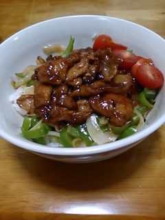 豚の照り焼き丼-レシピのメイン写真