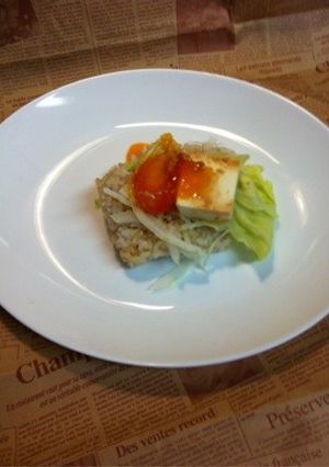 クリームチーズと卵黄味噌漬け丼-レシピのメイン写真