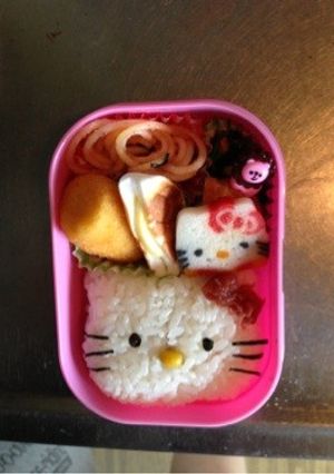 超簡単☆キャラ弁 キティちゃん-レシピのメイン写真