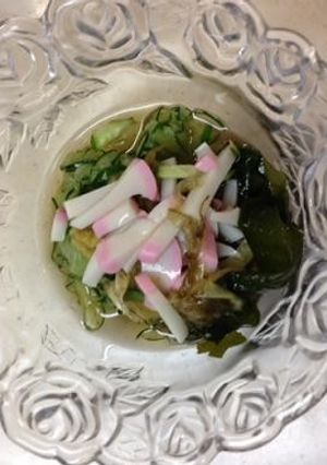かまぼこときゅうりの酢の物-レシピのメイン写真