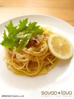 刻みレモンと焼きアジのパスタ 香草仕立て-レシピのメイン写真