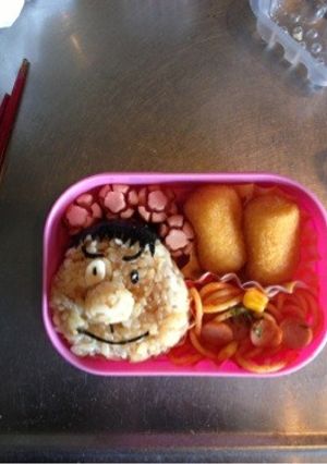 簡単☆キャラ弁☆ジャイアン-レシピのメイン写真