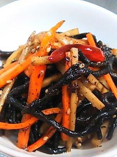 長ひじきのきんぴら炒め-レシピのメイン写真