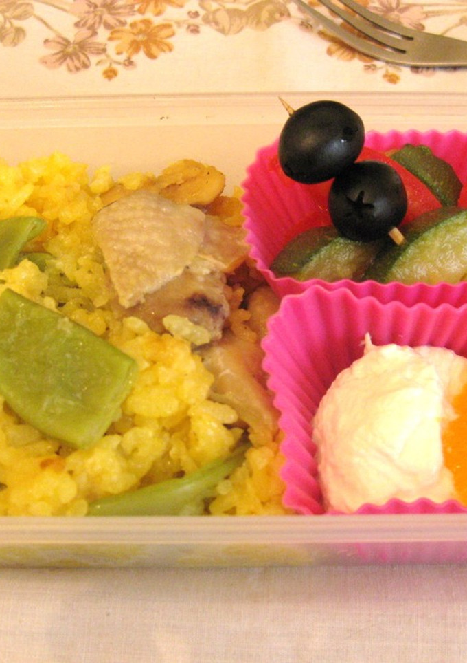 パエリア風炊き込みご飯BENTO-レシピのメイン写真