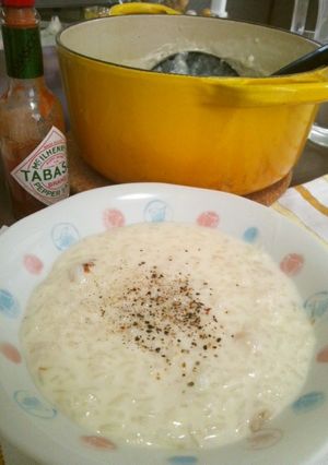 鯛めしをリメイク！ミルクリゾット♬-レシピのメイン写真