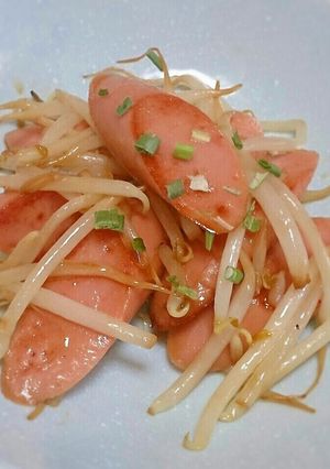 魚肉ソーセージのバタポン炒め-レシピのメイン写真