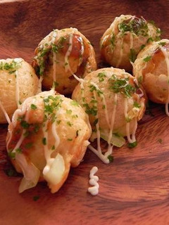 焼き鶏缶詰で簡単★おつまみたこ焼き-レシピのメイン写真