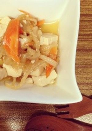 幼児食1歳 切り干し大根の豆腐煮-レシピのメイン写真