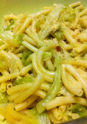 マカロニのキャベツぺペロンチーノ-レシピのメイン写真