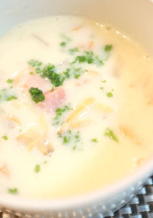剥き身あさりのクラムチャウダー-レシピのメイン写真